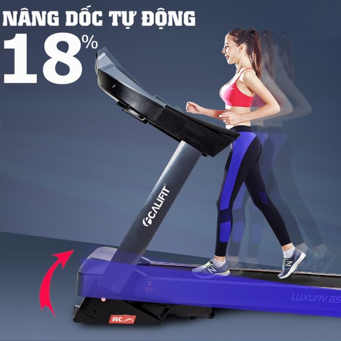 máy chạy bộ leo dốc