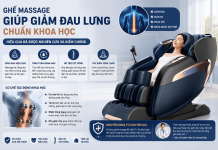 Ghế massage giúp giảm đau lưng chuẩn khoa học
