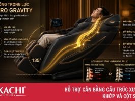 lợi ích của ghế massage đối với cột sống